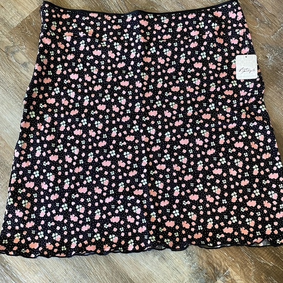 Free People Floral Slip Skirt - Picture 4 of 7